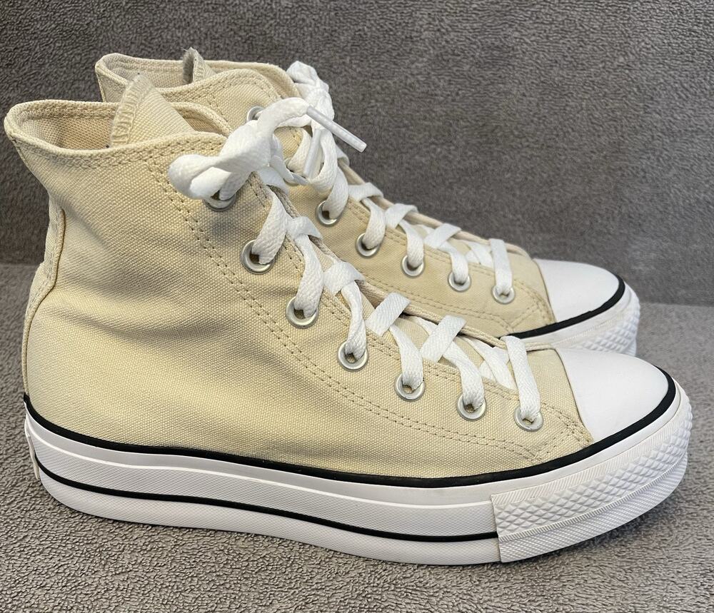 Converse Chuck Taylor All Star High- Top Women's Parchment Beige Size 8